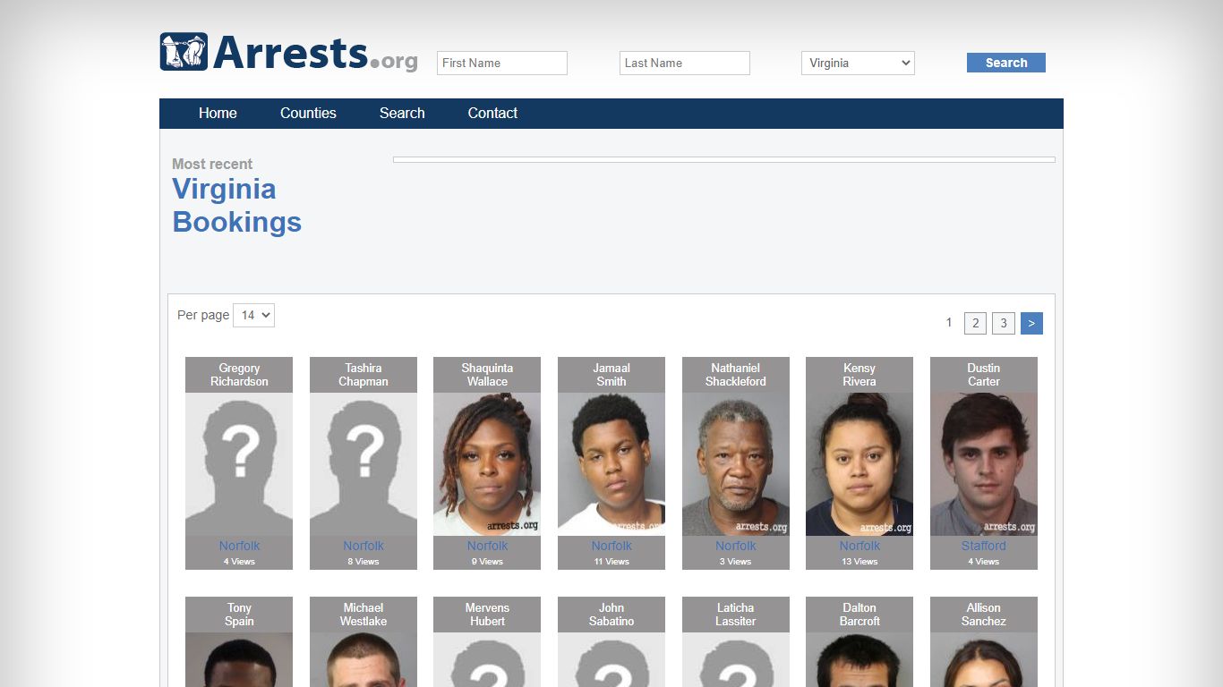 Virginia Arrests and Inmate Search